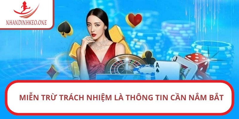 Miễn trừ trách nhiệm là thông tin cần nắm bắt